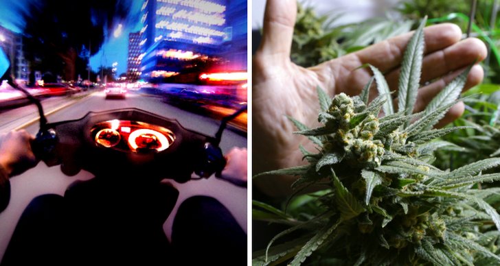 Moped, Brott och straff, Cannabis